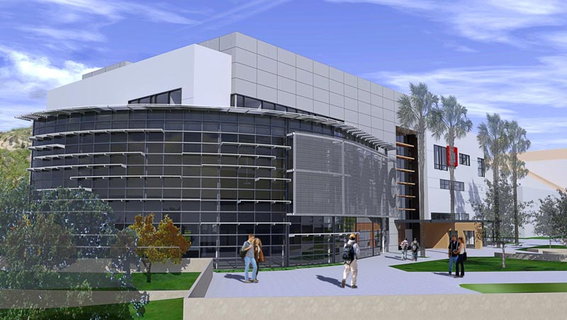 Render of SAS building exterior