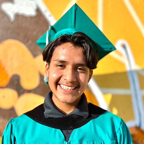 Portrait of Juan Alvarado Diaz, student speaker for 2026