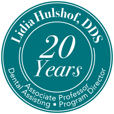 Medallion showing 20 Years of Service by Lidia Hulshof