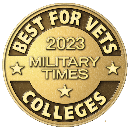 Named as a Best for Vets: Colleges for 2022 by Military Times