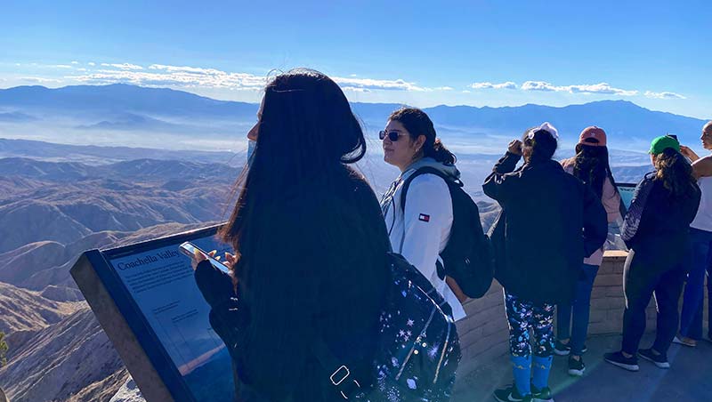 Students overlook Joshua Tree National Park
